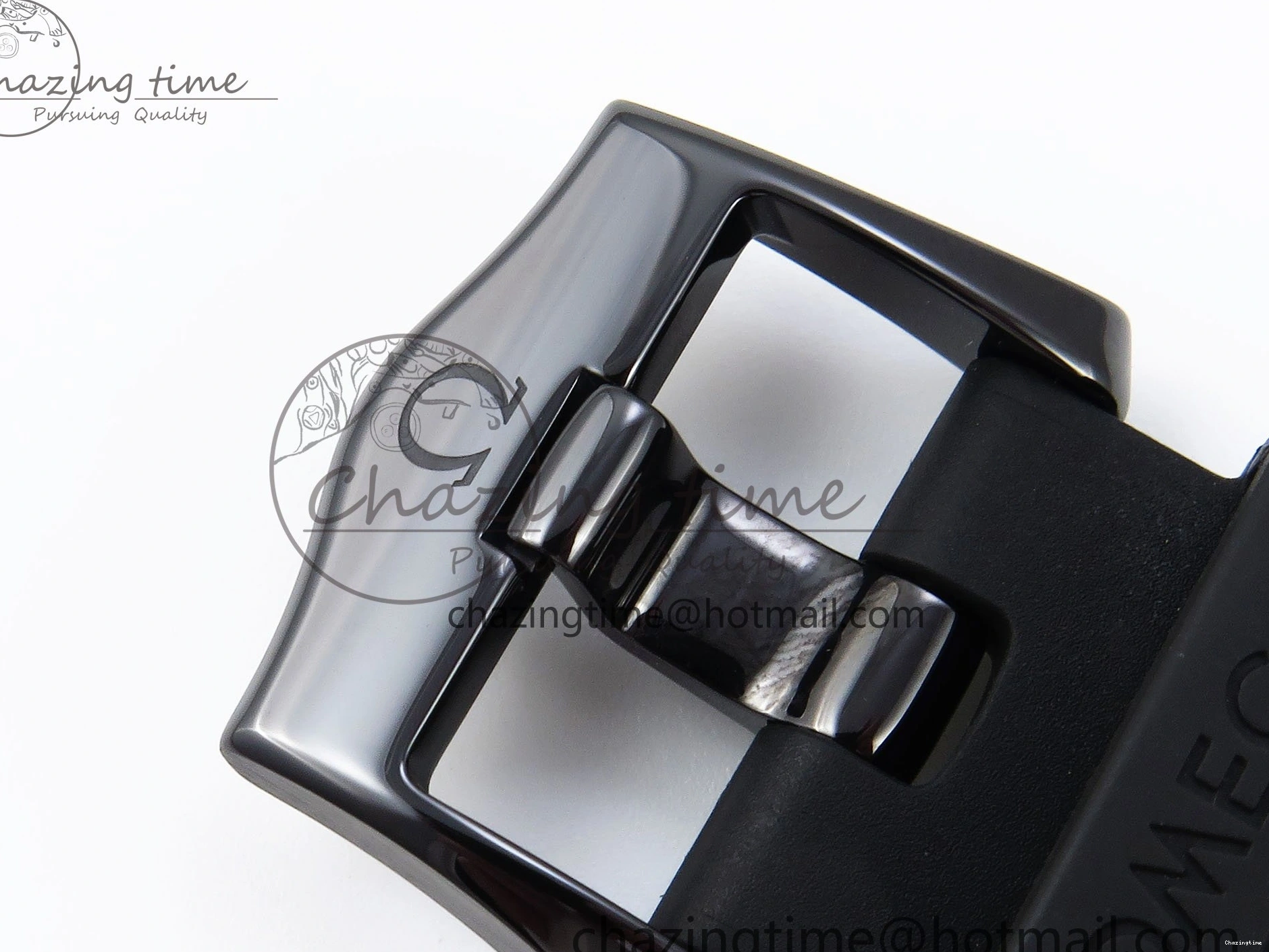 0405 Seamaster 300m 43.5mm Black Ceramic S+F 1:1 Best Edition Black Dial on Black Rubber Strap A WrinkleFree 7731